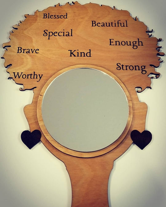 Little Girl's Words of Affirmation Mirror